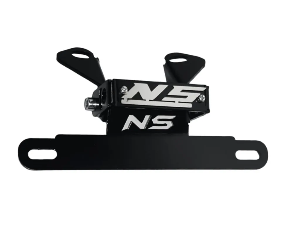 Portaplaca Trasero NS200 - Eliminator Negro Mate