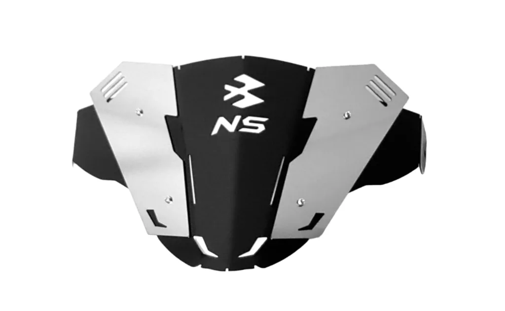 Protector de Farola NS200 - Negro con Detalles Plateados