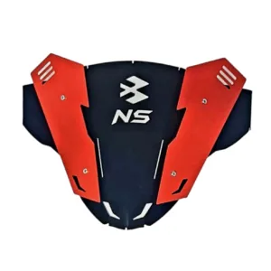 Protector de Farola NS200 - Negro con Detalles Rojos
