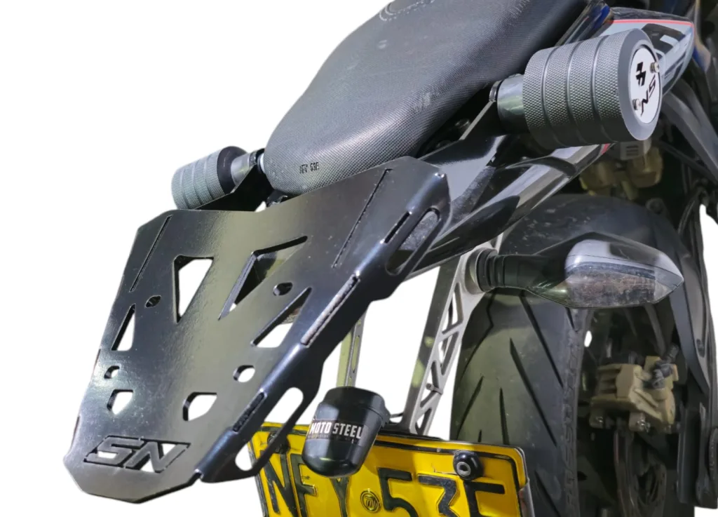 Parrilla Trasera NS200 - Vista Trasera con Sliders