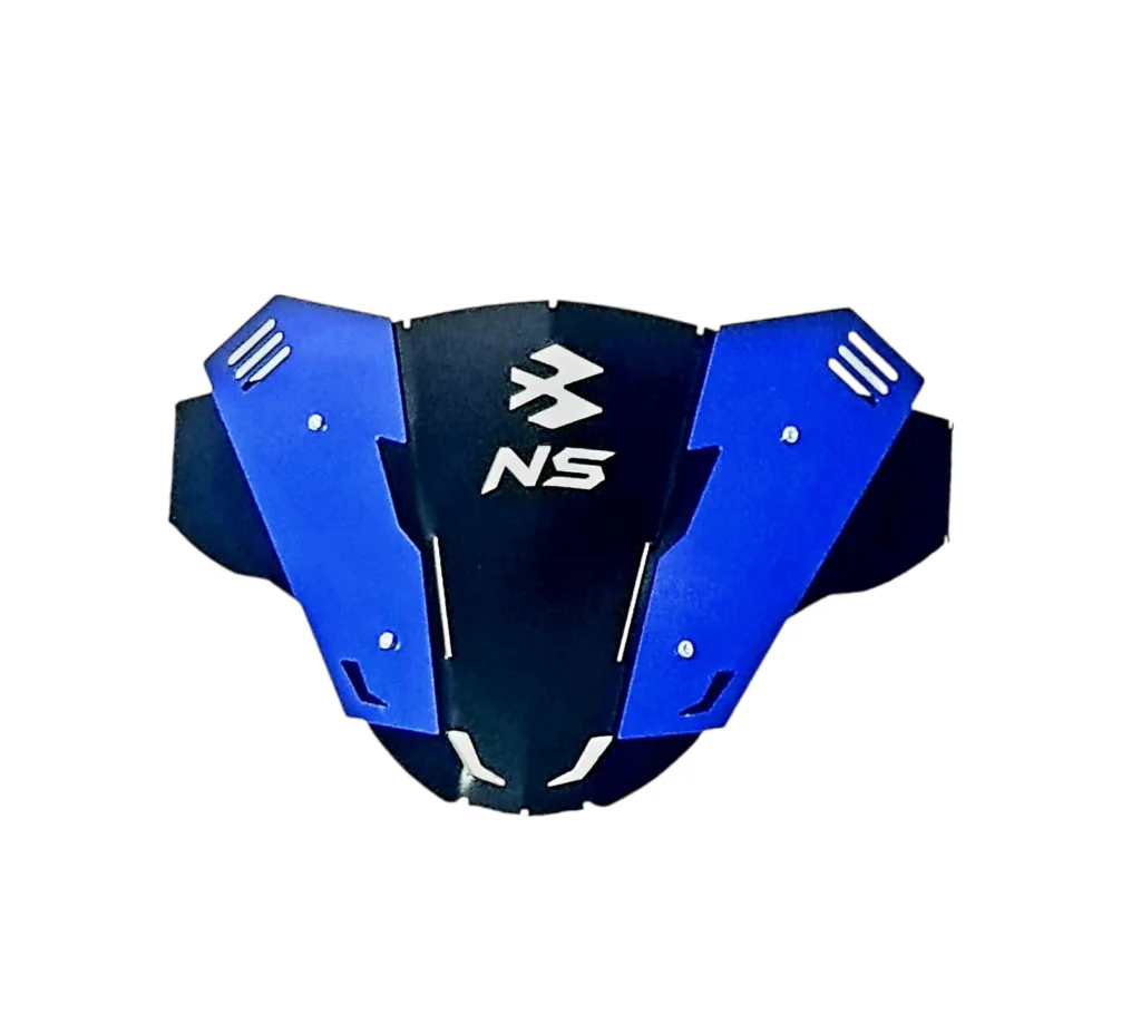Protector de Farola NS200 - Negro con Detalles Azules