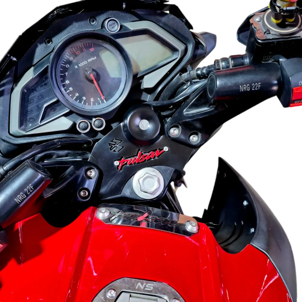 Cubierta de Manillar NS200 - Logo Pulsar Rojo